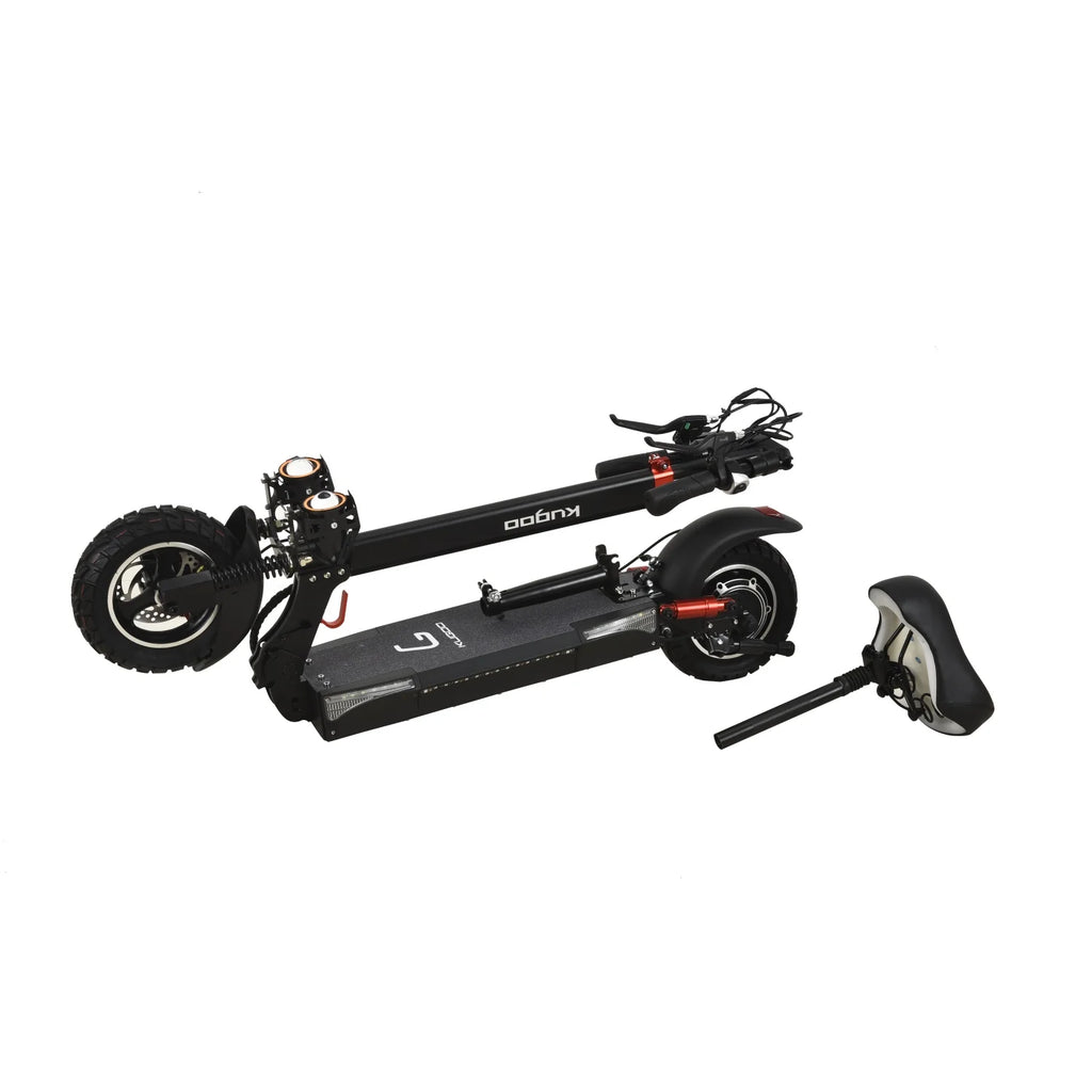 Trottinette électrique KUGOO M4 PRO - 500W Siège amovible Pneus de 10 pouces Pliable - Noir
