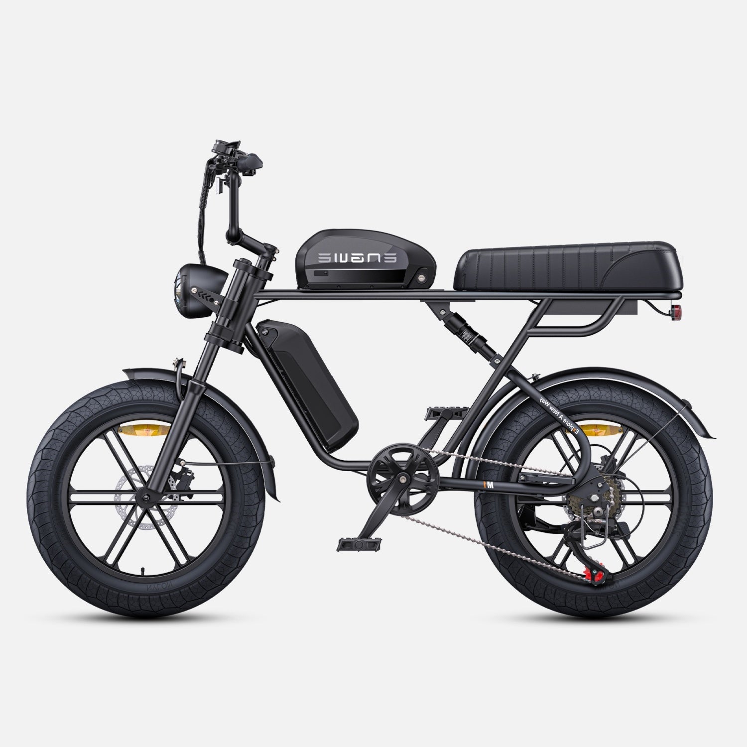 Electric Bicycle ENGWE M1 NL - 250W Motor 48V28.6AH Battery 20-inch Tires Hydraulic Disc Brakes Grip Shifter - Black