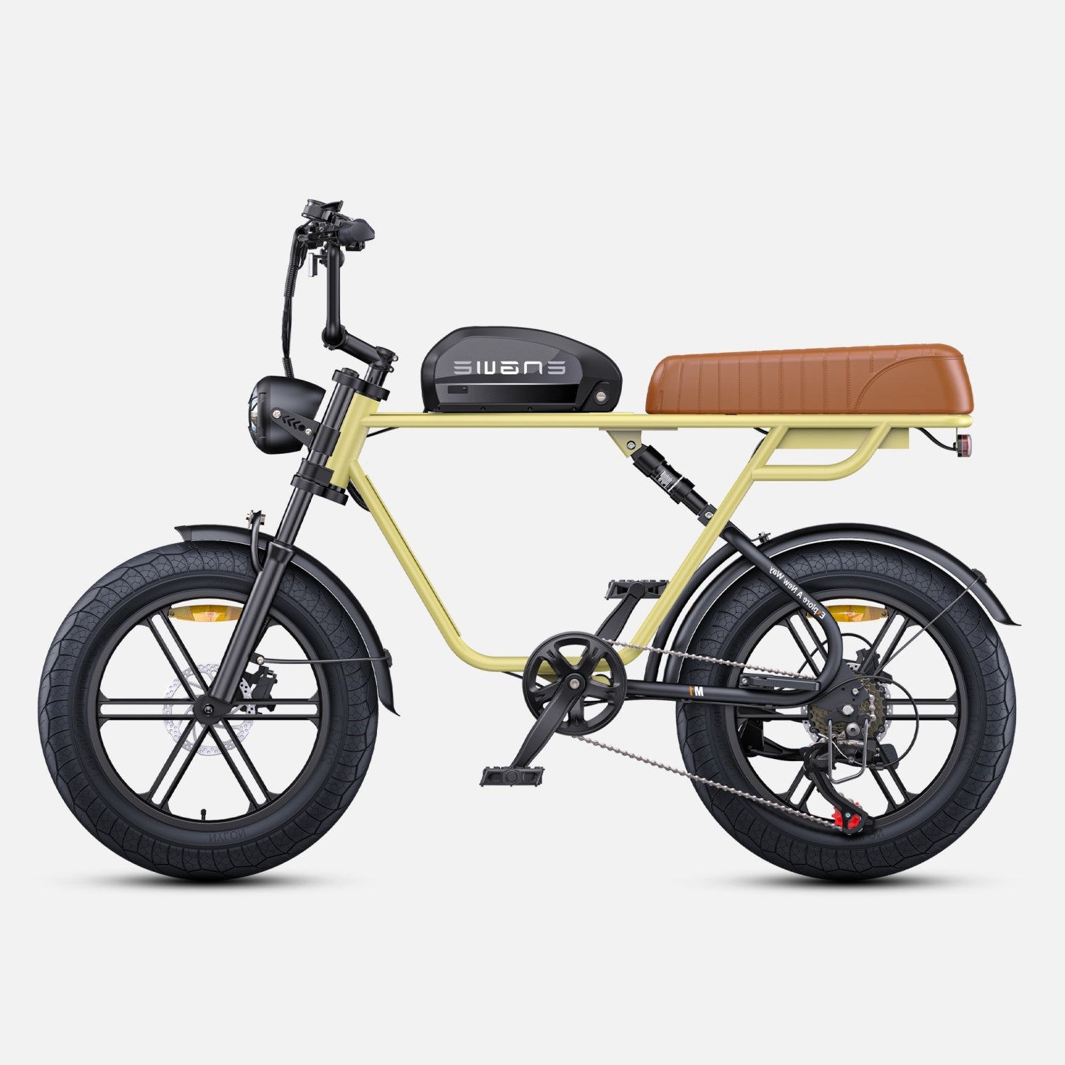 Vélo électrique ENGWE M1 EU - Moteur 250W Batterie 48V15.6AH Pneus 20 pouces Freins à disque hydrauliques - Jaune