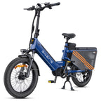 ENGWE LE20 EU E-Bike - 20 Inch Tires 250W Motor 48V19.2AH Single Battery Hydraulic Brakes - Blue