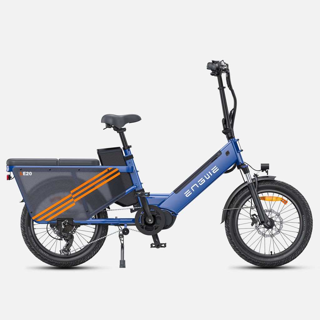 ENGWE LE20 EU E-Bike - 20 Inch Tires 250W Motor 48V19.2AH Single Battery Hydraulic Brakes - Blue