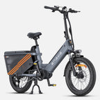 ENGWE LE20 Vélo Électrique UE - Pneus 20 Pouces Moteur 250W Double Batterie 48V38.4AH Freins Hydrauliques - Gris