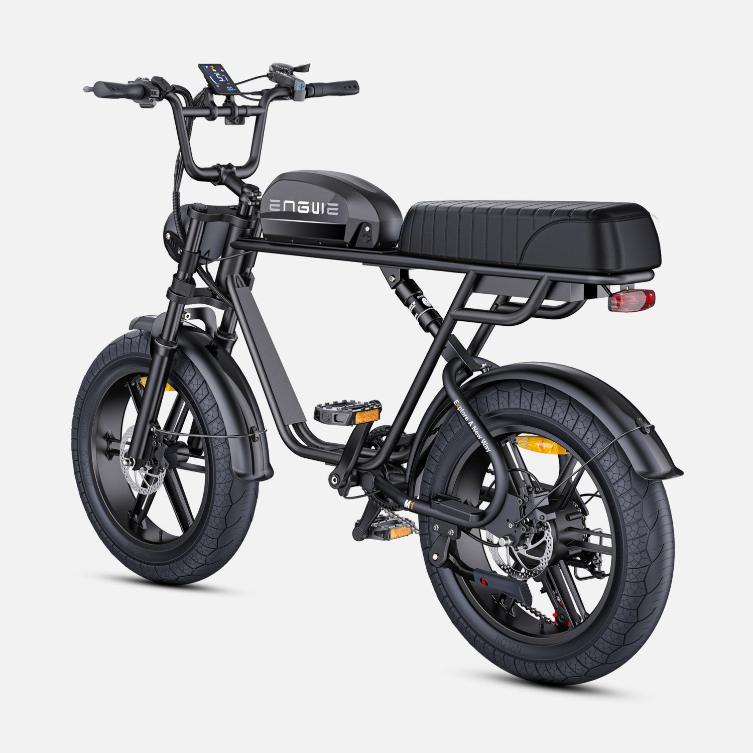 Electric Bicycle ENGWE M1 EU - 250W Motor 48V15.6AH Battery 20-inch Tires Hydraulic Disc Brakes - Black