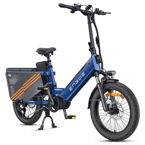 ENGWE LE20 EU E-Bike -20 Zoll Reifen 250W Motor 48V19.2AH Eins Akku Hydraulischen Bremsen - Blau