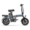 Vélo électrique URLIFE F1L - Moteur 250W Batterie 48V 7.5Ah Pneus 14 pouces Frein à disque - Gris