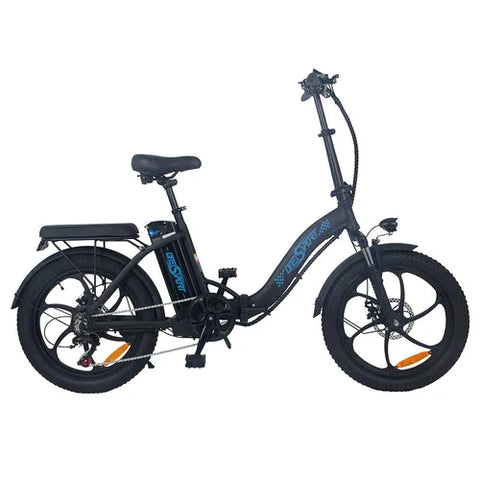 ONESPORT BK6 E-Bike - 350W Motor, 360WH Akku, 35KM Reichweite | Schwarz