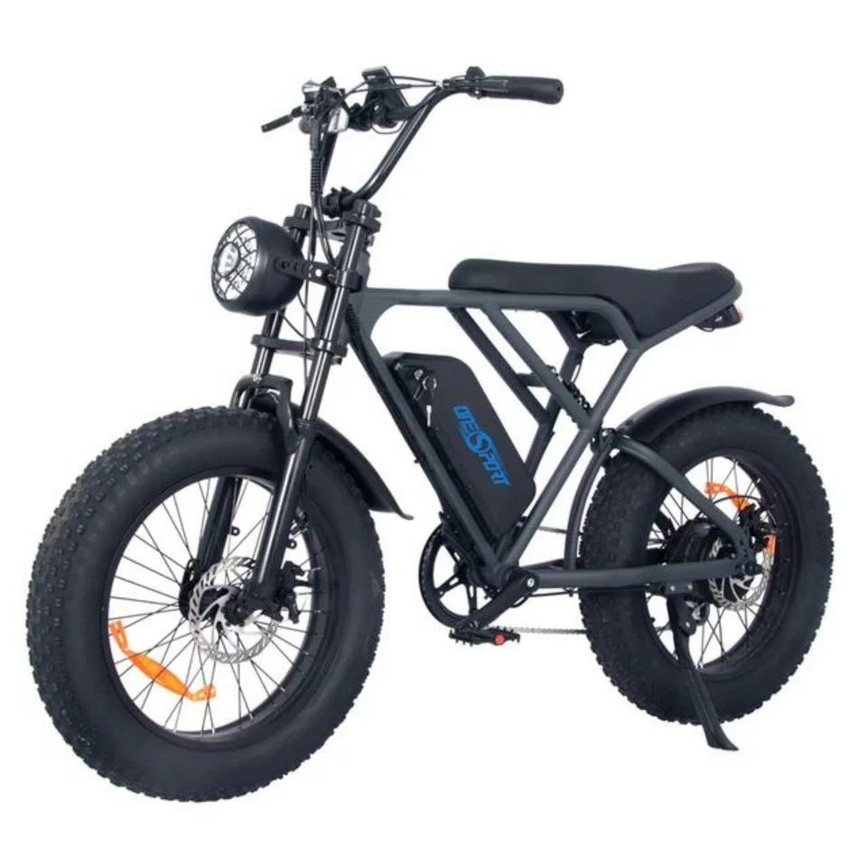 ONESPORT ONES3 E-Bike - 500W Motor, 720WH Akku, 60KM Reichweite | Schwarz