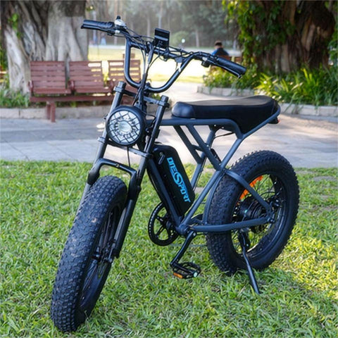 ONESPORT ONES3 E-Bike - 500W Motor, 720WH Akku, 60KM Reichweite | Schwarz