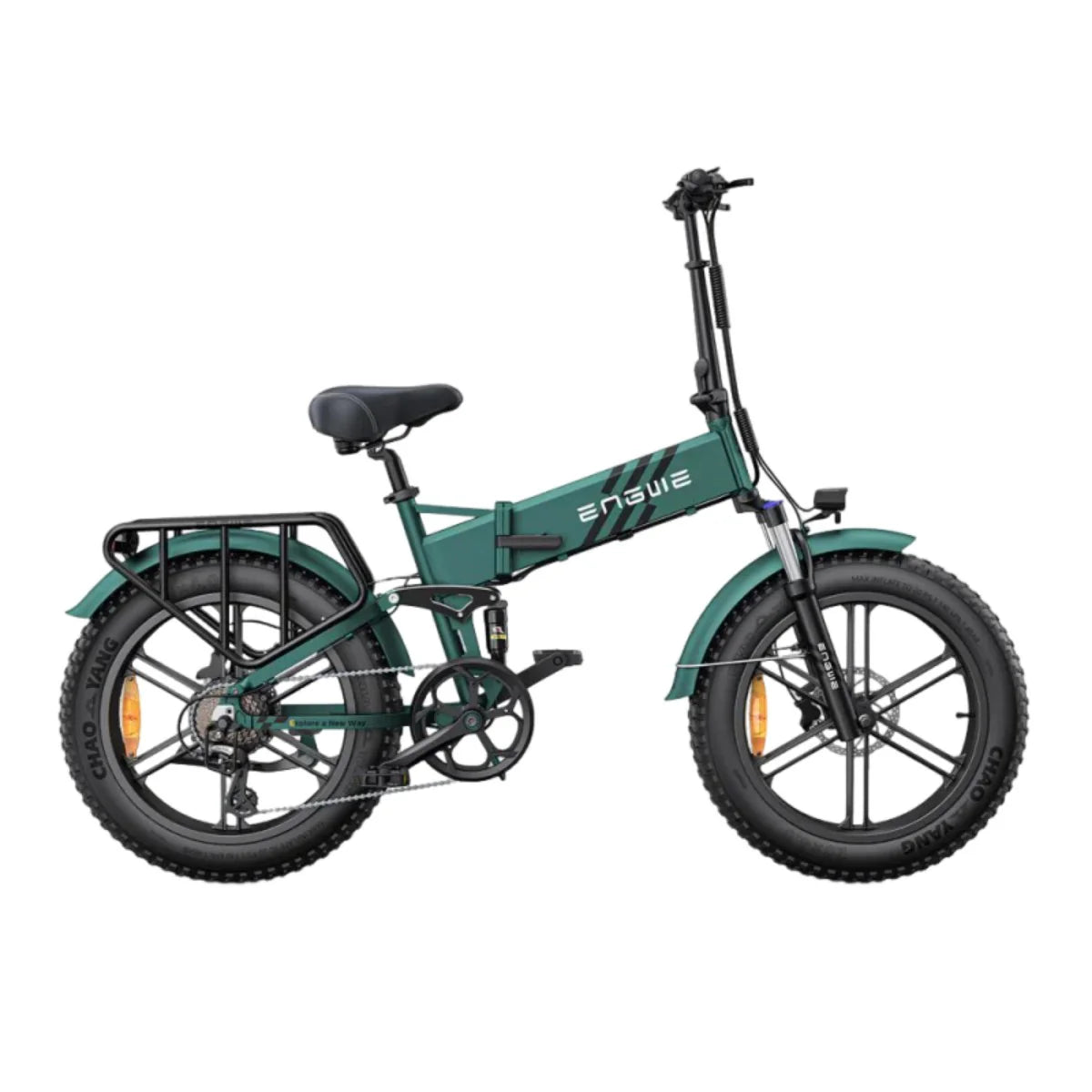 ENGWE ENGINE PRO 2.0 E-Bike - Motor 750W Akku 48V16AH Vollfederung Shimano 8-Gang - Grün