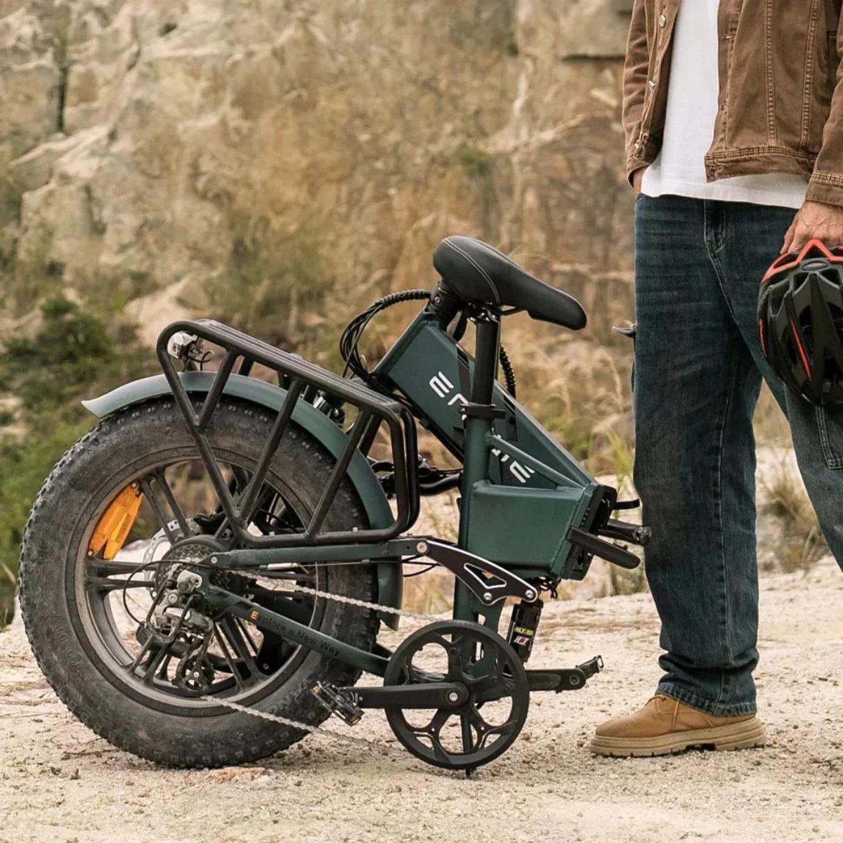 ENGWE ENGINE PRO 2.0 E-Bike - Motor 750W Akku 48V16AH Vollfederung Shimano 8-Gang - Grün