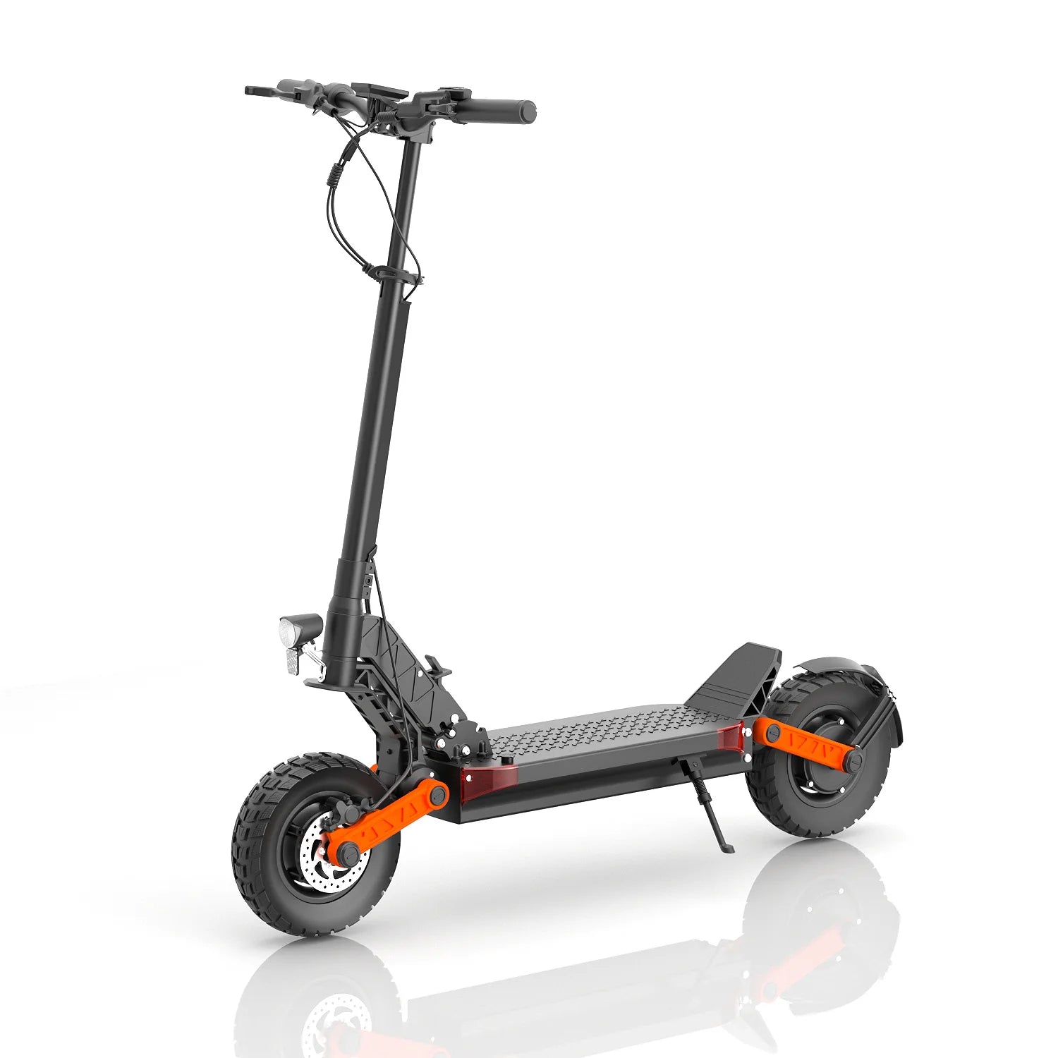 JOYOR S10-S-Z Dual Motor Foldable Electric Scooter - 1000W*2 Motor 60V18AH Battery 10 Inch Tires - Black