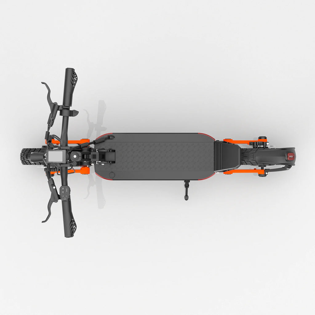 JOYOR S8-S-Z Dual Motor Foldable Electric Scooter - 600W*2 Motor 48V26AH Battery 10 Inch Tires - Black