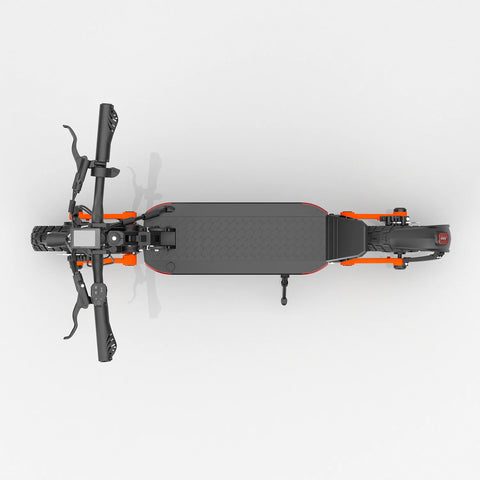 JOYOR S8-S-Z Doppelter Motor Faltbar Elektroroller - 600W*2 Motor 48V26AH Akku 10 Zoll Reifen - Schwarz