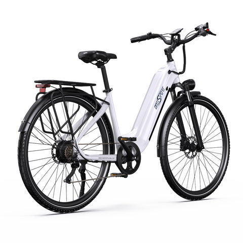 E-Bike ONESPORT OT05 PRO - Motor 250W Akku 36V22.5AH 28 Zoll Räder Scheibenbremse - Weiß