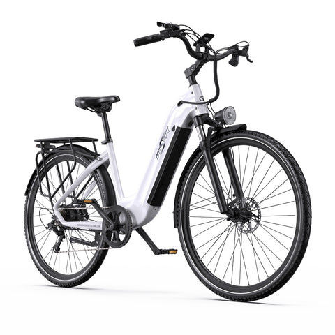 E-Bike ONESPORT OT05 PRO - Motor 250W Akku 36V22.5AH 28 Zoll Räder Scheibenbremse - Weiß