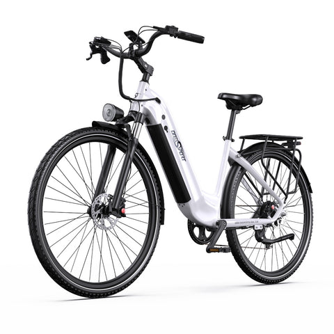 E-Bike ONESPORT OT05 PRO - Motor 250W Akku 36V22.5AH 28 Zoll Räder Scheibenbremse - Weiß
