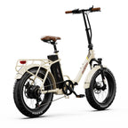 E-Bike ONESPORT OT16 MAX - Motor 500W Battery 48V18AH 20 Inch Wheels Disc Brake - Beige