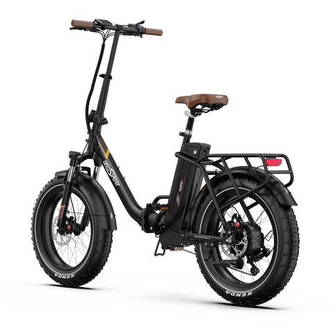 E-Bike ONESPORT OT16 MAX - Motor 500W Akku 48V18AH 20 Zoll Räder Scheibenbremse - Schwarz