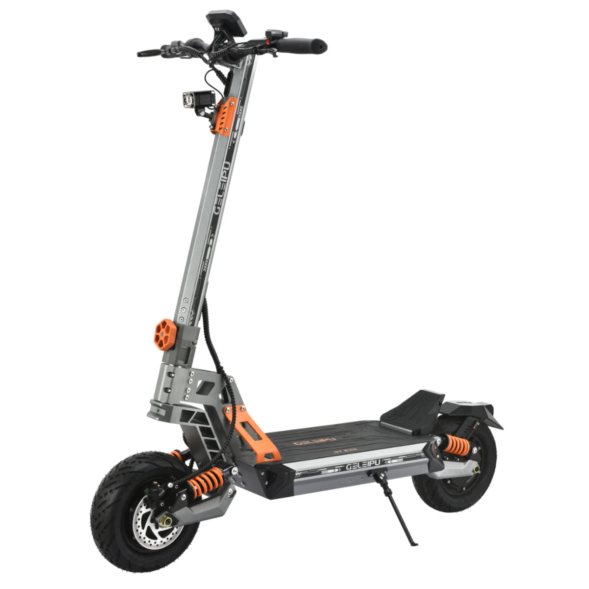 Trottinette électrique GELEIPU GT EVO - Moteur 1600W*2 Batterie 60V36AH Pneus 11 pouces - Gris