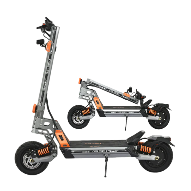 Trottinette électrique GELEIPU GT EVO - Moteur 1600W*2 Batterie 60V36AH Pneus 11 pouces - Gris