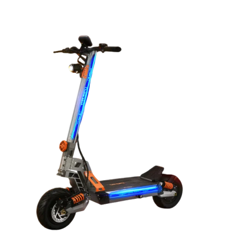 GELEIPU GT EVO Elektroroller - Motor 1600W*2 Akku 60V36AH 11 Inch Reifen - Grau
