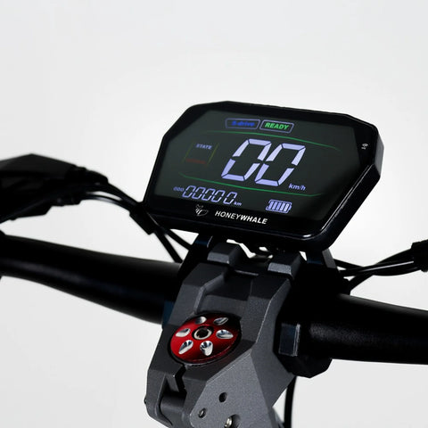 E-Scooter klappbar Honey whale G2 PRO - 900W Motor 54.6V16Ah Akku 6,5 Zoll Reifen Beleuchtung und Scheibenbremse - Schwarz