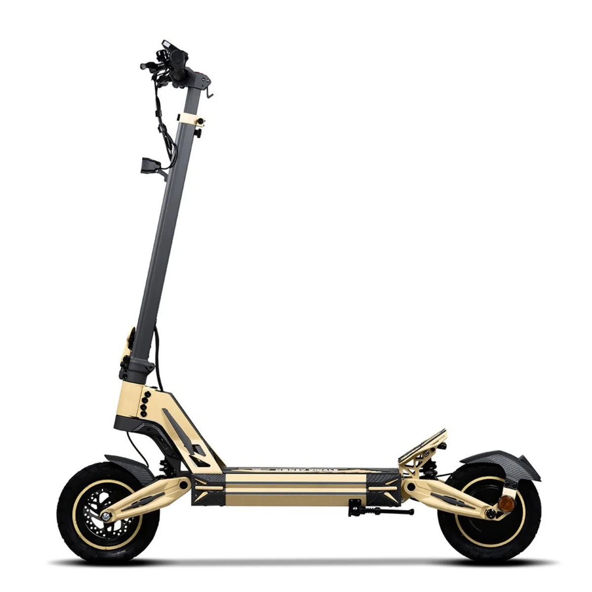 E-Scooter klappbar Honey whale G2 PRO - 900W Motor 54.6V16Ah Akku 6,5 Zoll Reifen Beleuchtung und Scheibenbremse - Gelb