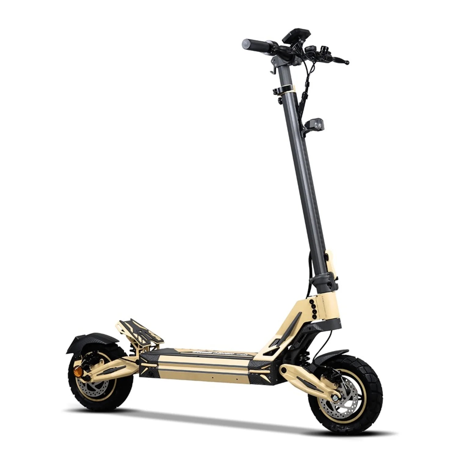 Foldable E-Scooter Honey Whale G2 PRO - 900W Motor 54.6V16Ah Battery 6.5 Inch Tires Lighting and Disc Brake - Yellow