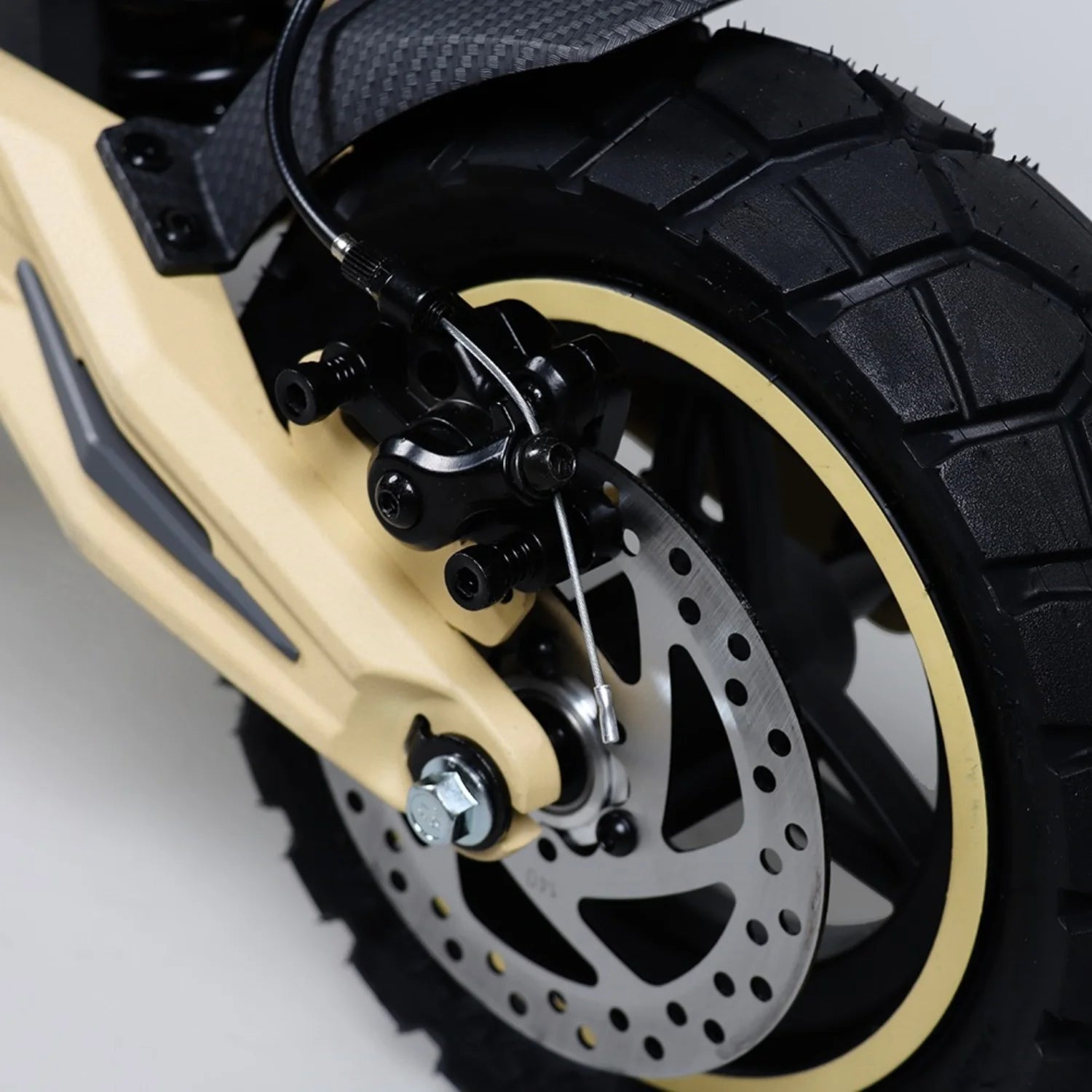 Foldable E-Scooter Honey Whale G2 PRO - 900W Motor 54.6V16Ah Battery 6.5 Inch Tires Lighting and Disc Brake - Yellow