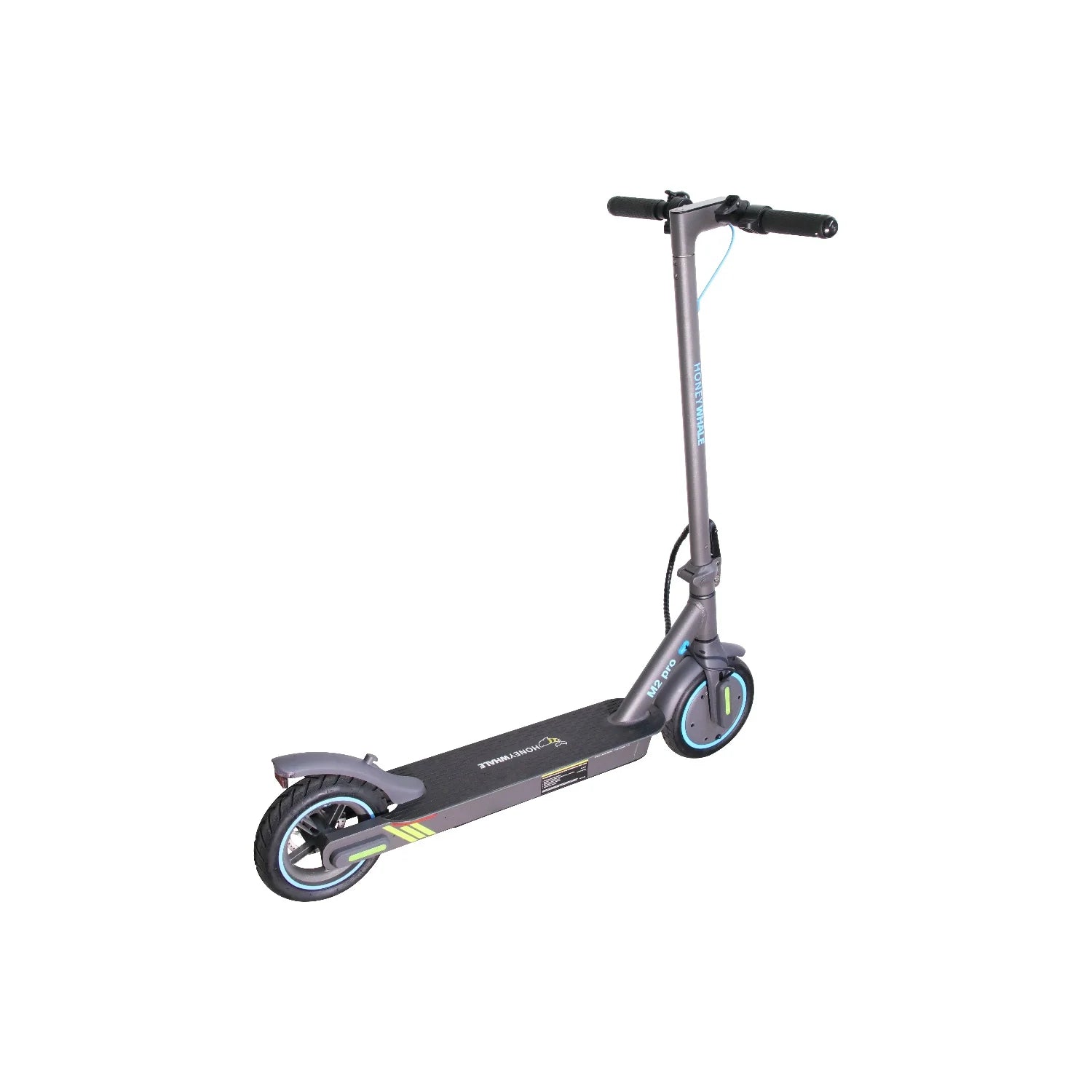 Honey Whale M2 PRO Folding E-Scooter - 500W Motor 36V10.4Ah Battery 8.5 Inch Tires Disc Brake - Black Blue