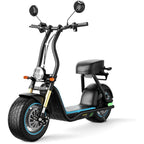 E-Scooter Honey Whale M5 MAX - 1000W Motor 54.6V13Ah Battery 14 Inch Tires Disc Brake - Black Blue