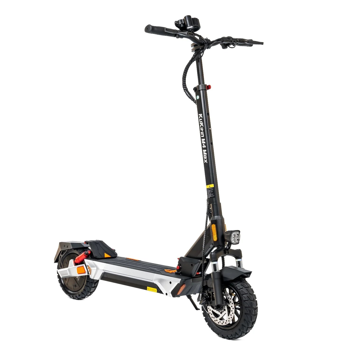 Electric Scooter KuKirin M4 Max - Motor 800W Battery 48V18.2AH 10 Inch Tires Disc Brake - Silver