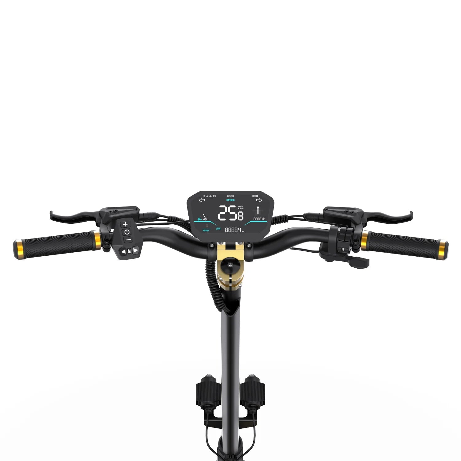 Trottinette électrique OOTD S30 - Moteur 1200W*2 Batterie 52V23.4AH Pneus 10" Frein à huile - Noir