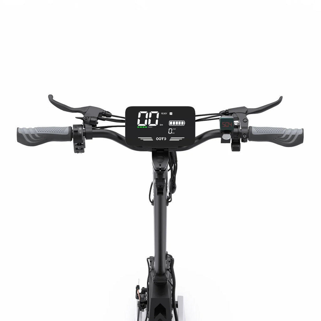 Trottinette électrique OOTD T10 18AH - 500W 48V18Ah 11'' E-Scooter pliable avec frein à disque - Noir-Gris