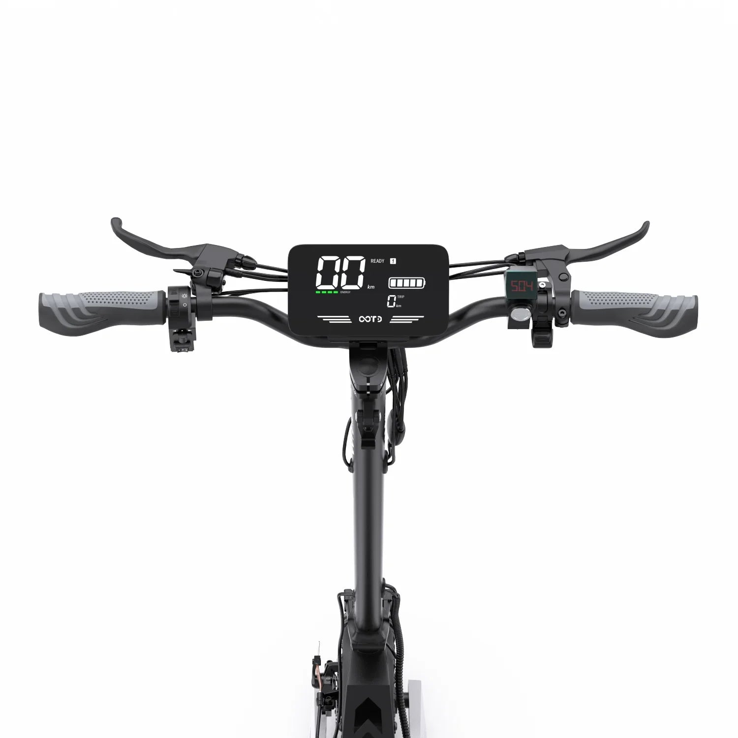 Trottinette électrique OOTD T10 18AH - 500W 48V18Ah 11'' E-Scooter pliable avec frein à disque - Noir-Gris