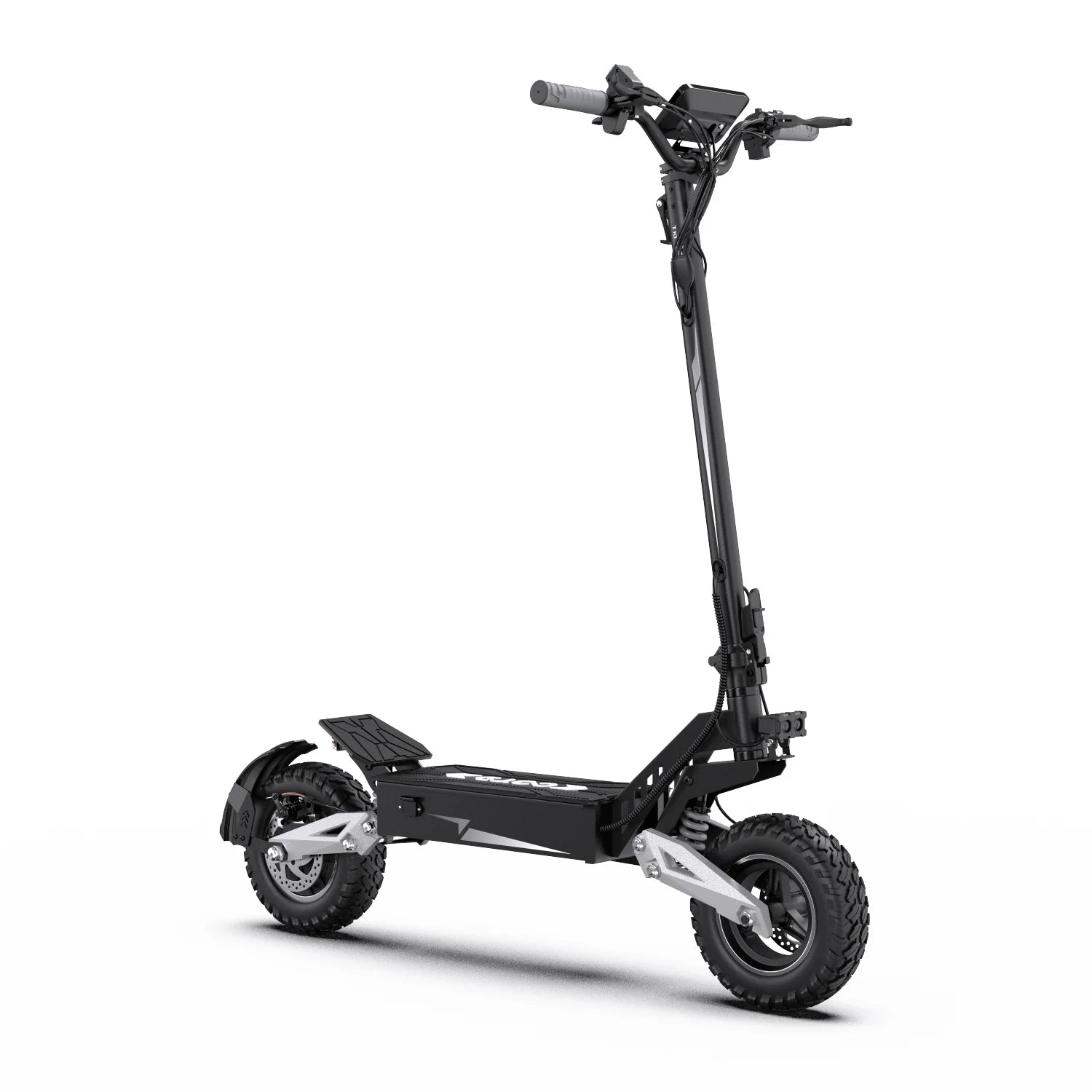 Trottinette électrique OOTD T10 - Moteur 500W Batterie 48V13.5AH Pneus 11" Frein à disque - Noir Gris