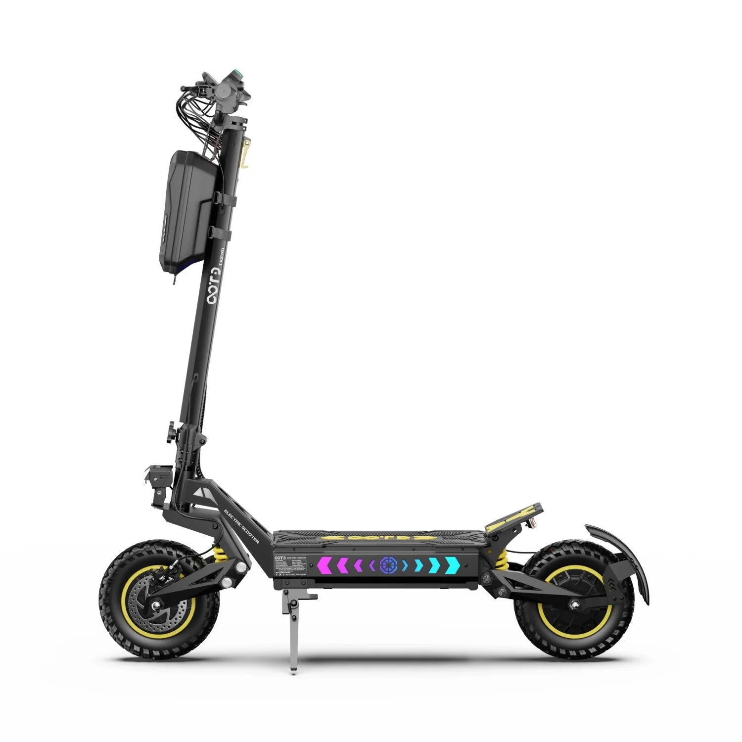 Elektroroller OOTD T10 PRO - Motor 1300W*2 Akku 52V23.4AH 11" Reifen Hydraulische Scheibenbremse - Schwarz
