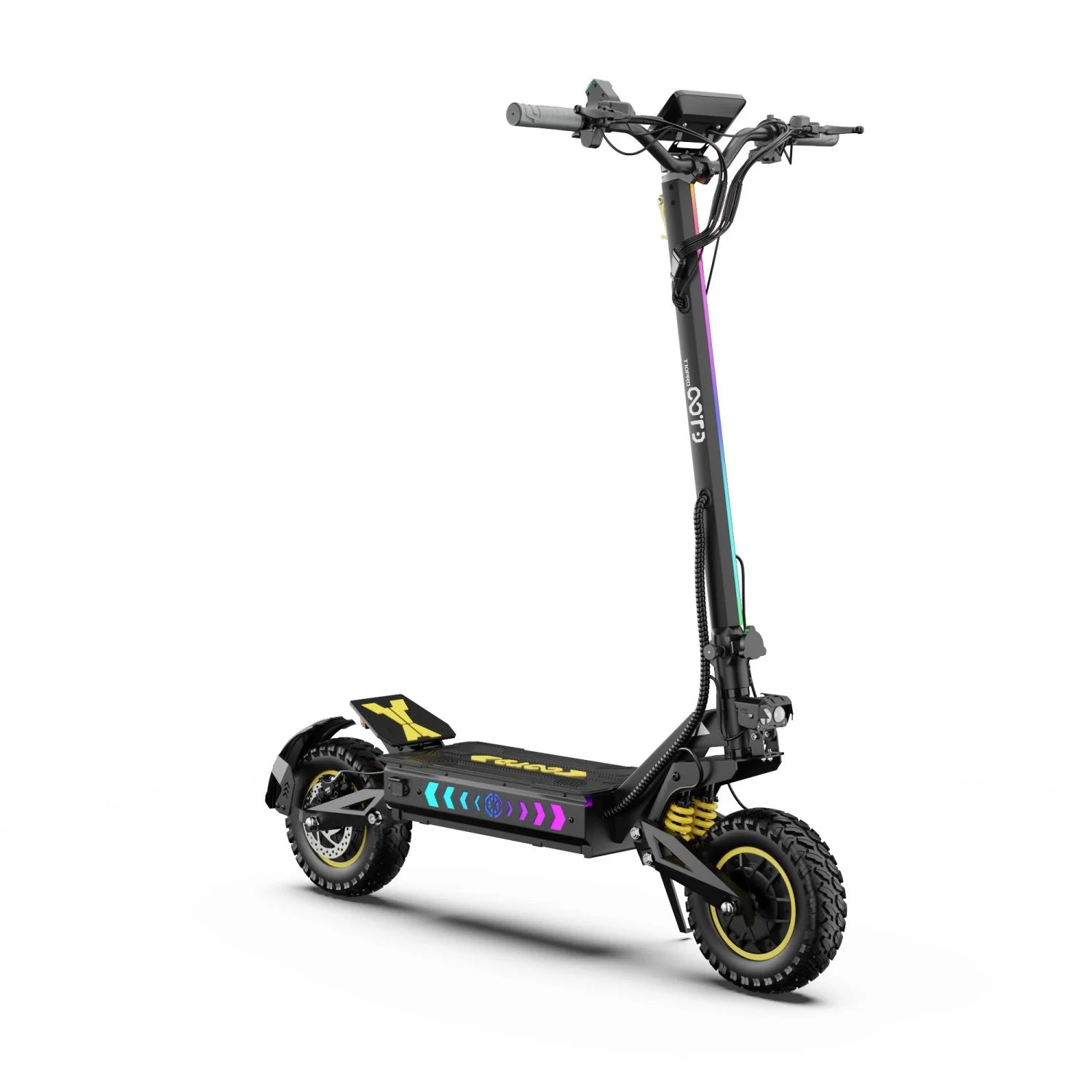 Elektroroller OOTD T10 PRO - Motor 1300W*2 Akku 52V23.4AH 11" Reifen Hydraulische Scheibenbremse - Schwarz
