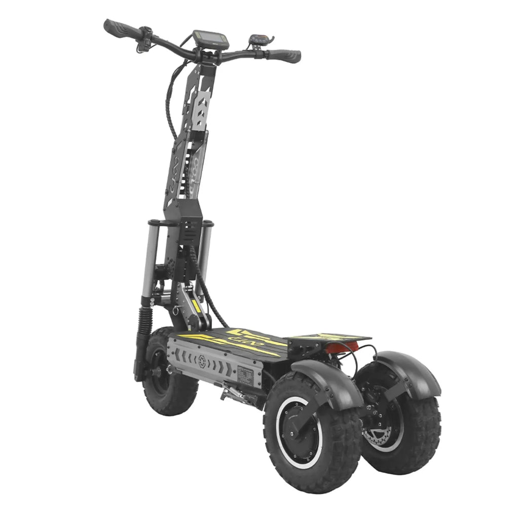 OOTD T30 Elektroroller - Doppelmotor 1600W 60V31.2Ah 13'' E-Scooter Ölbremsen Eisenrahmen - Schwarz