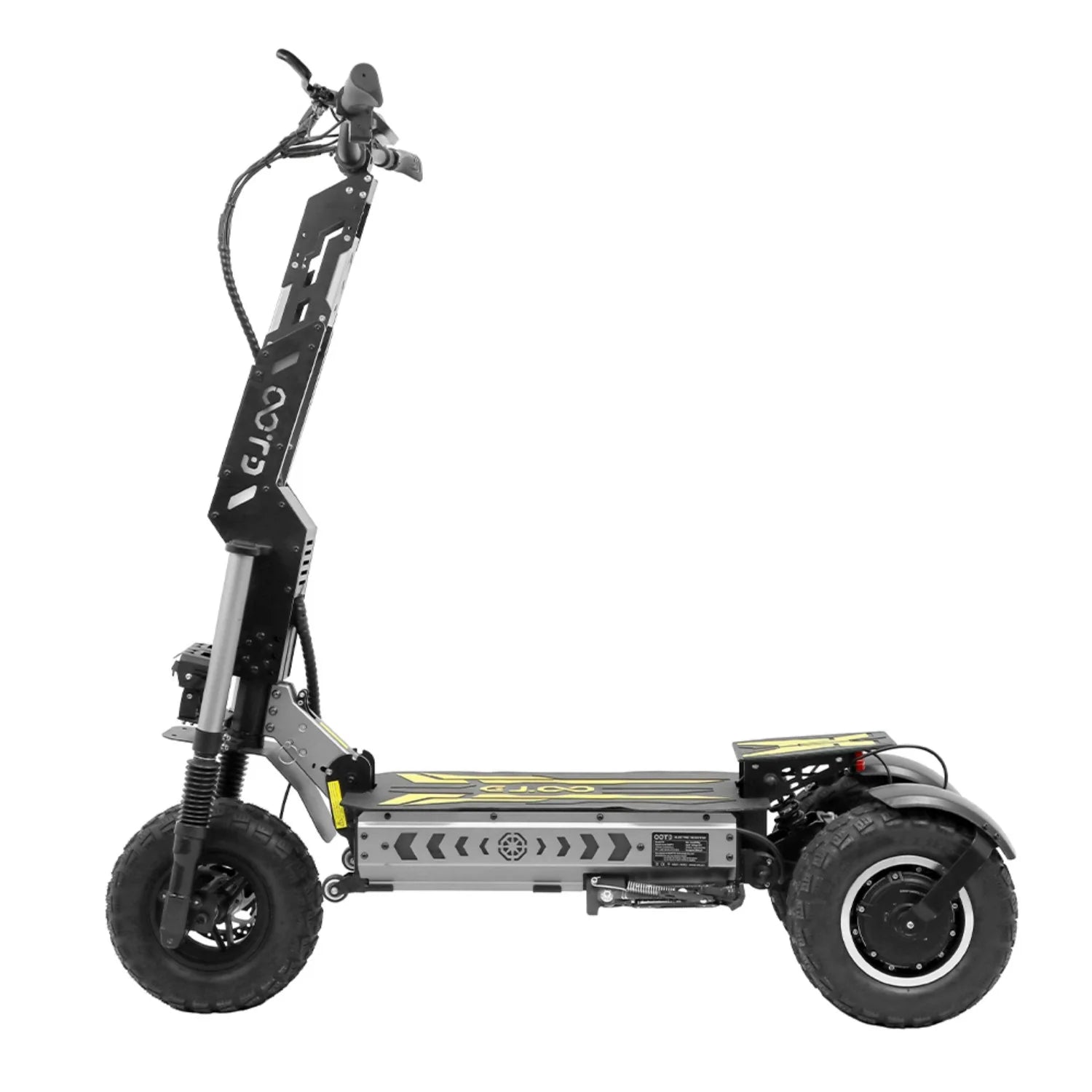 OOTD T30 Elektroroller - Doppelmotor 1600W 60V31.2Ah 13'' E-Scooter Ölbremsen Eisenrahmen - Schwarz