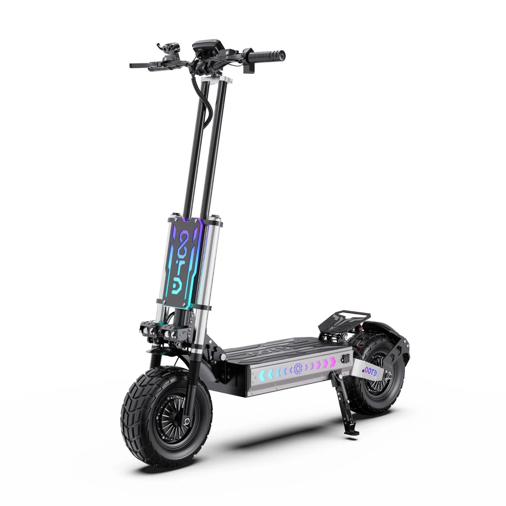 Trottinette électrique OOTD T90 - Moteur 2100W*2 Batterie 60V31.2AH Pneus 13" Frein à huile - Noir Gris