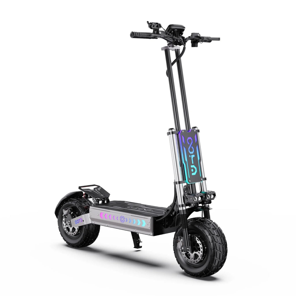 Trottinette électrique OOTD T90 - Moteur 2100W*2 Batterie 60V31.2AH Pneus 13" Frein à huile - Noir Gris