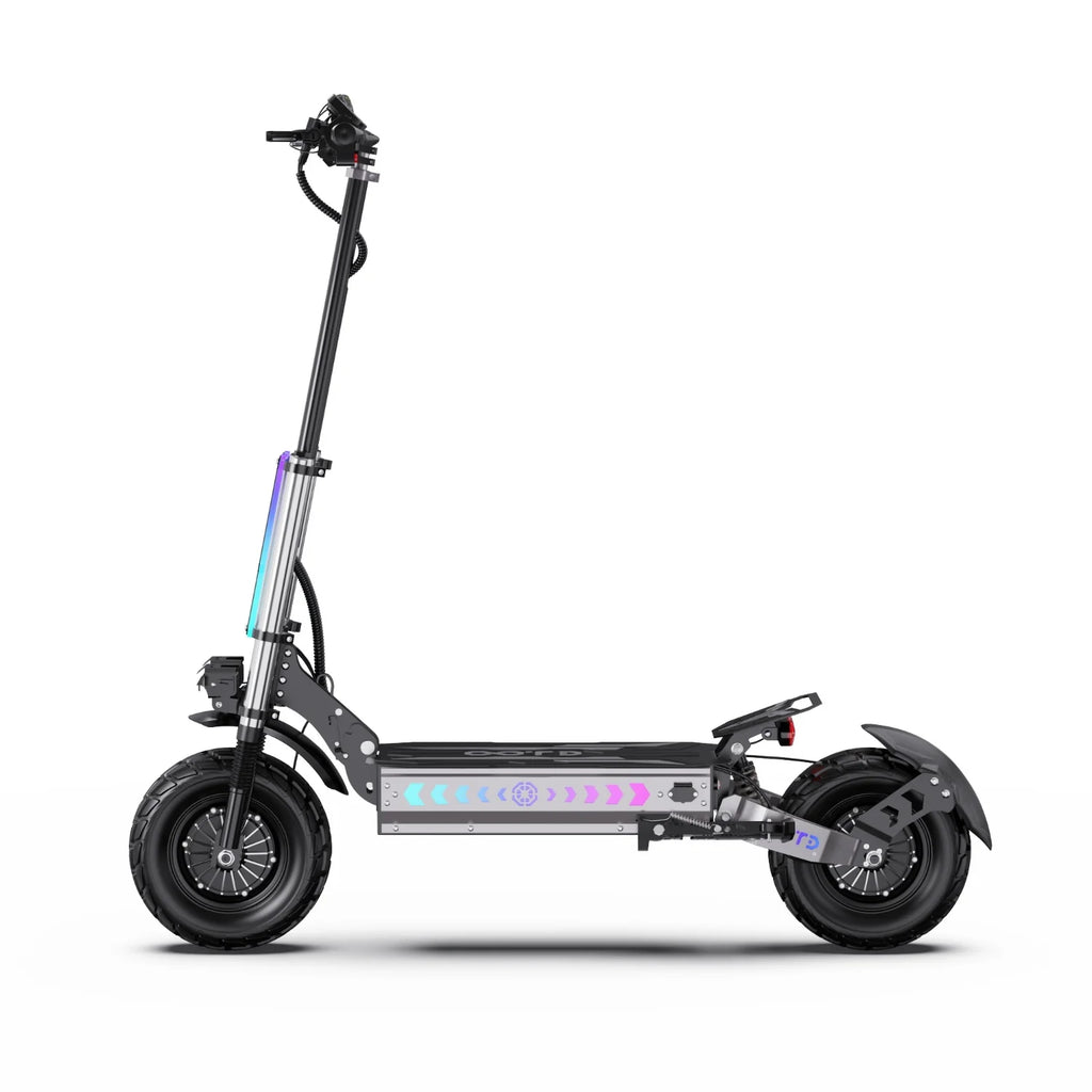 Trottinette électrique OOTD T90 - Moteur 2100W*2 Batterie 60V31.2AH Pneus 13" Frein à huile - Noir Gris
