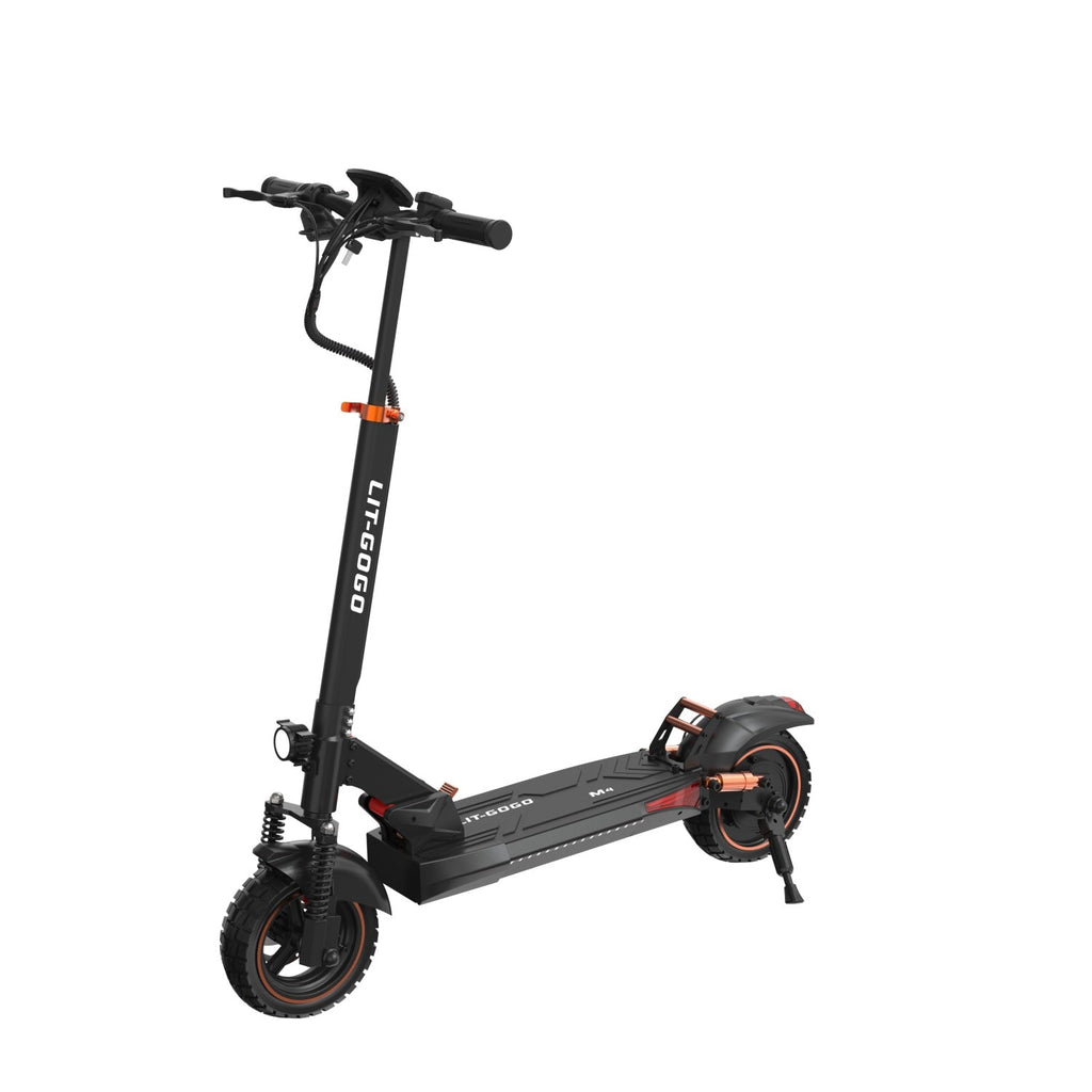 SUMEIDE LIT-M4 Elektroroller - 800W Motor, 48V13AH Batterie, Scheibenbremsen, Klappbares Design - Orange