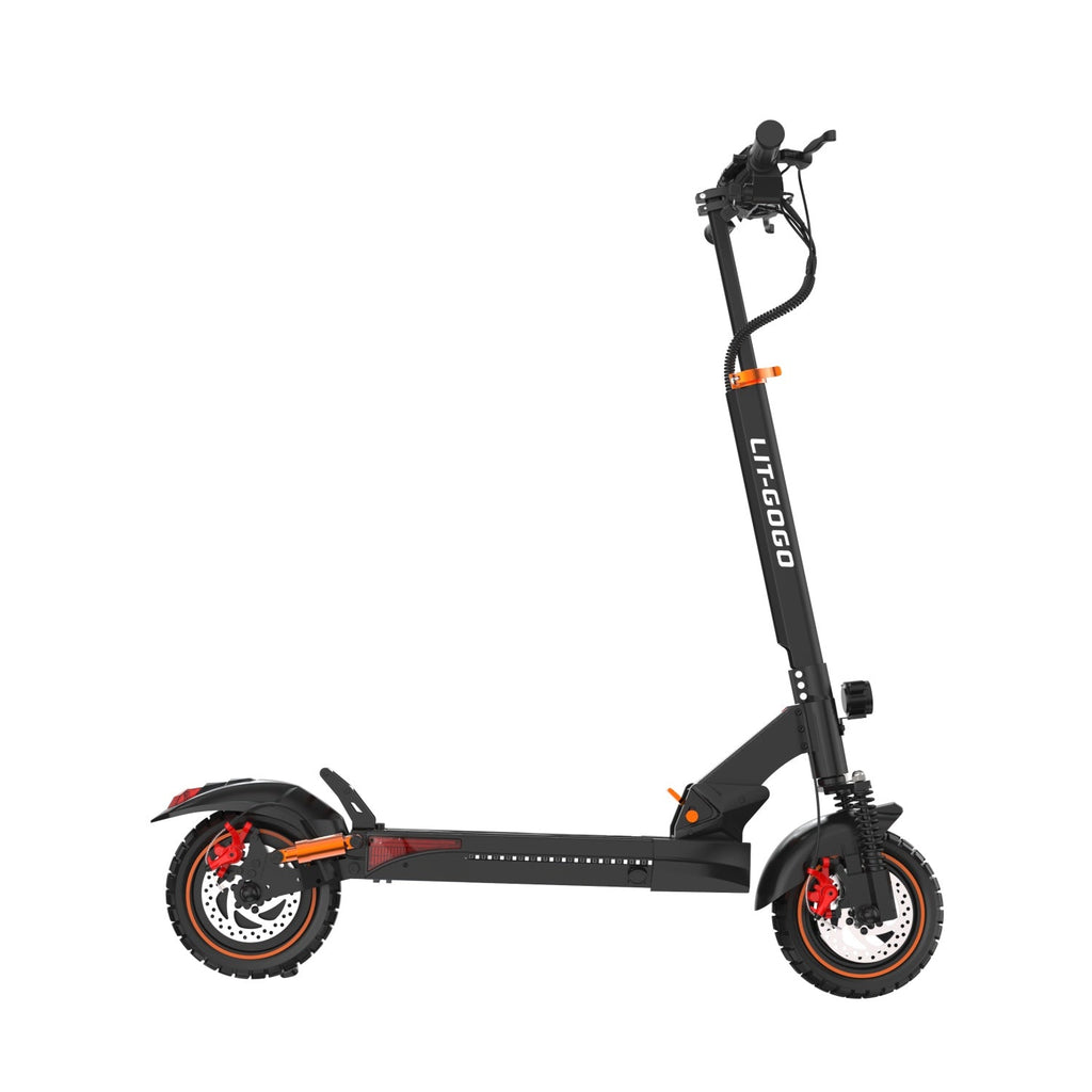 SUMEIDE LIT-M4 Elektroroller - 800W Motor, 48V13AH Batterie, Scheibenbremsen, Klappbares Design - Orange