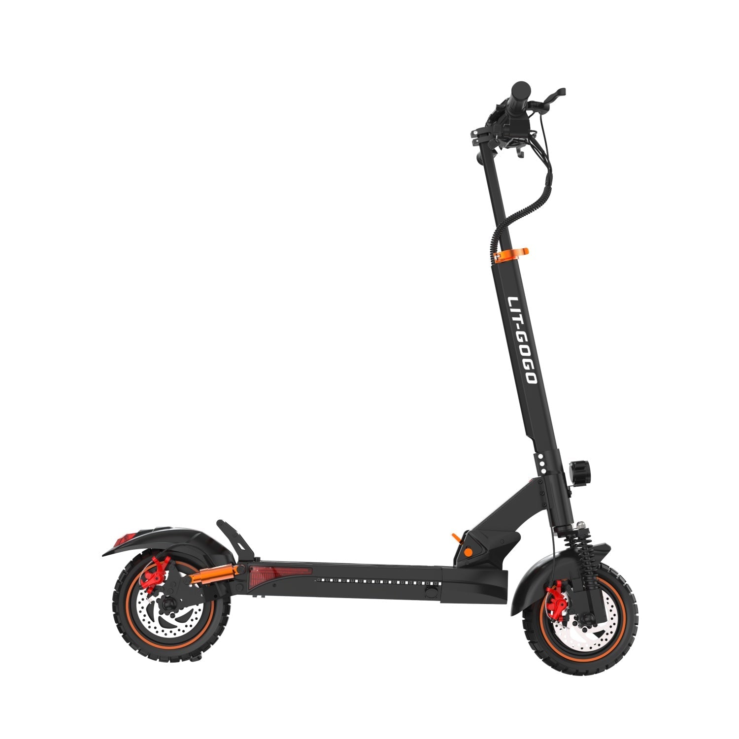 SUMEIDE LIT-M4 Elektroroller - 800W Motor, 48V13AH Batterie, Scheibenbremsen, Klappbares Design - Orange
