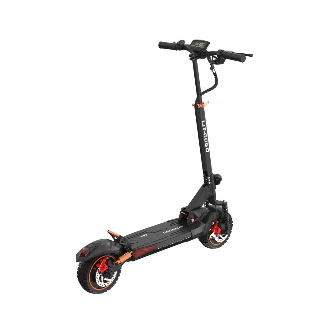 SUMEIDE LIT-M4 Elektroroller - 800W Motor, 48V13AH Batterie, Scheibenbremsen, Klappbares Design - Orange