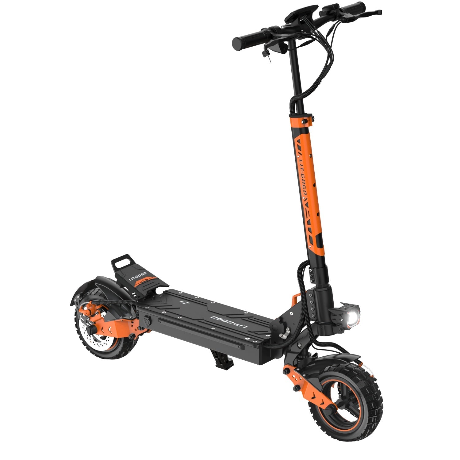 SUMEIDE LIT-Z1 Elektroroller - 800W Motor, 48V15,6AH Batterie, Scheibenbremsen, Klappbares Design - Orange