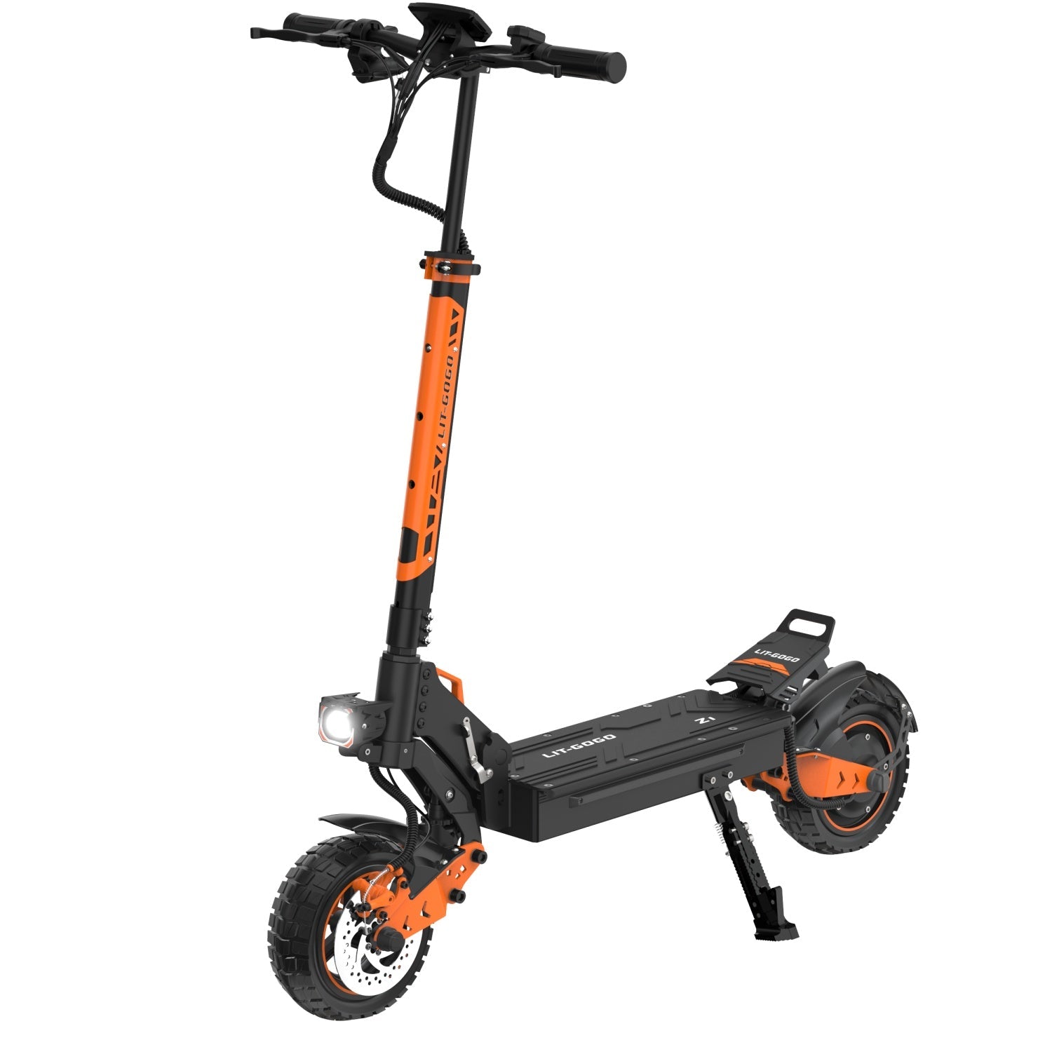 SUMEIDE LIT-Z1 Elektroroller - 800W Motor, 48V15,6AH Batterie, Scheibenbremsen, Klappbares Design - Orange