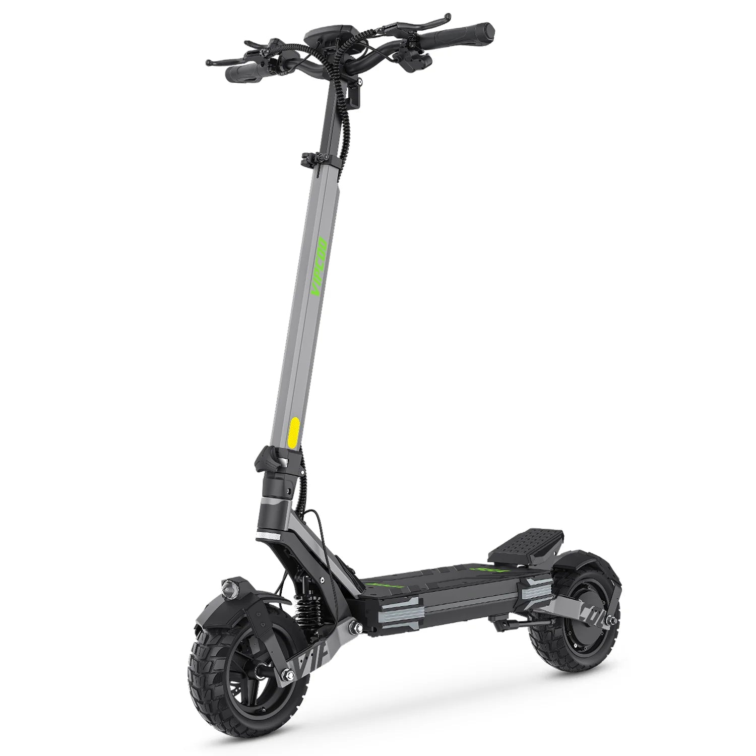 Trottinette électrique VIPCOO VC-VS6 - Moteur 1000W Batterie 48V18.2Ah Pneus 10" Pliable Frein à disque mécanique - Gris